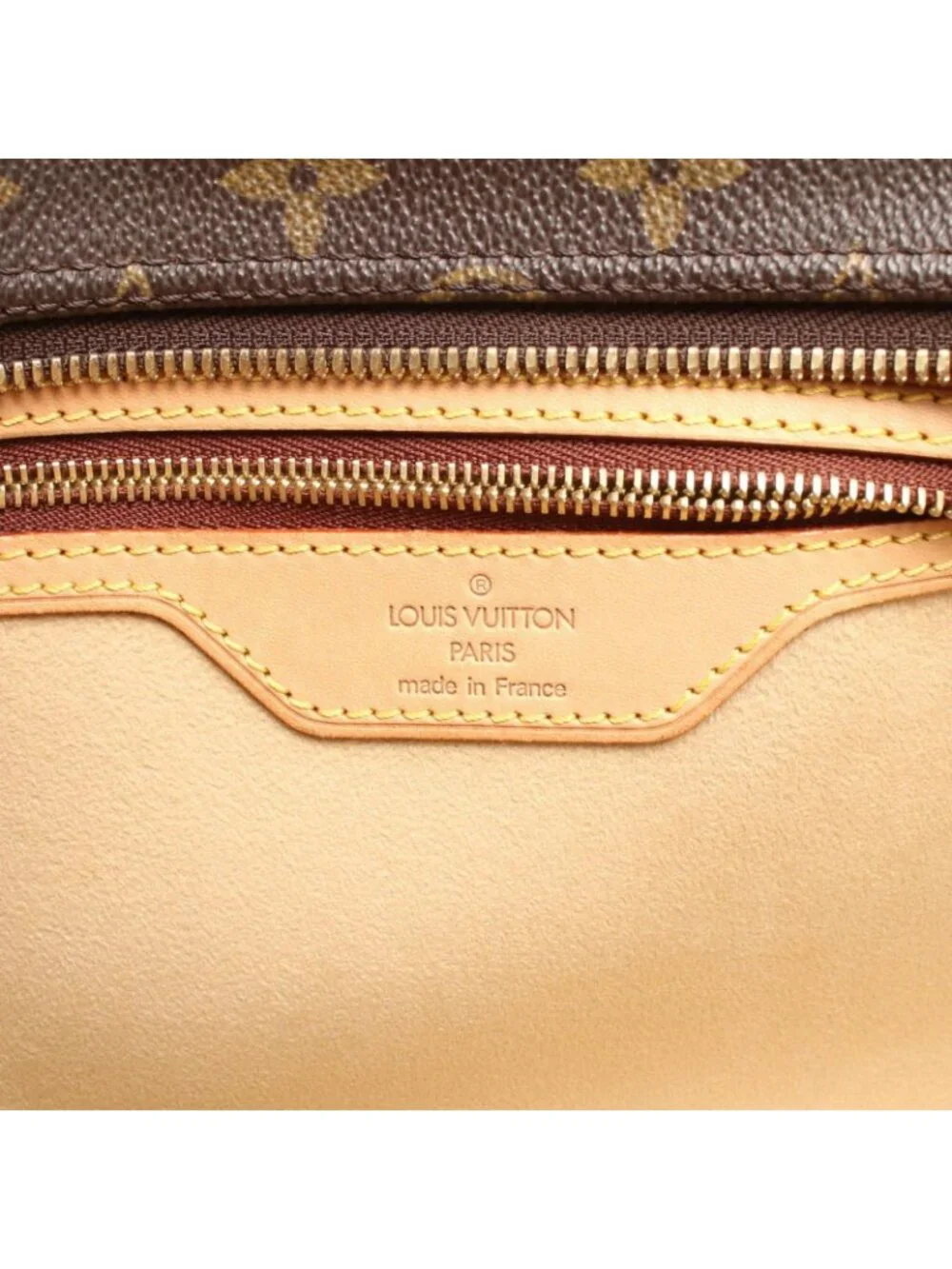 Louis Vuitton Shoulder Bag GM Canvas Leather GM